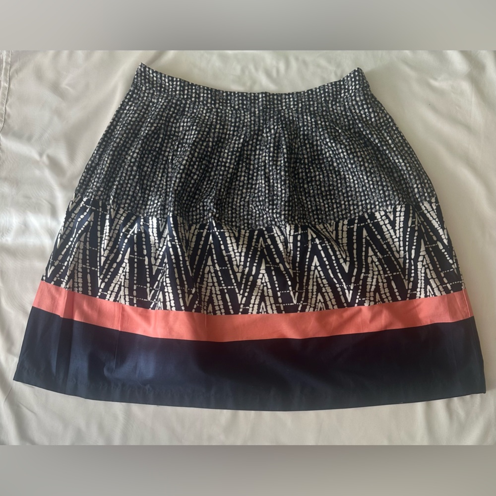 George Black and Pink A-Line Skirt